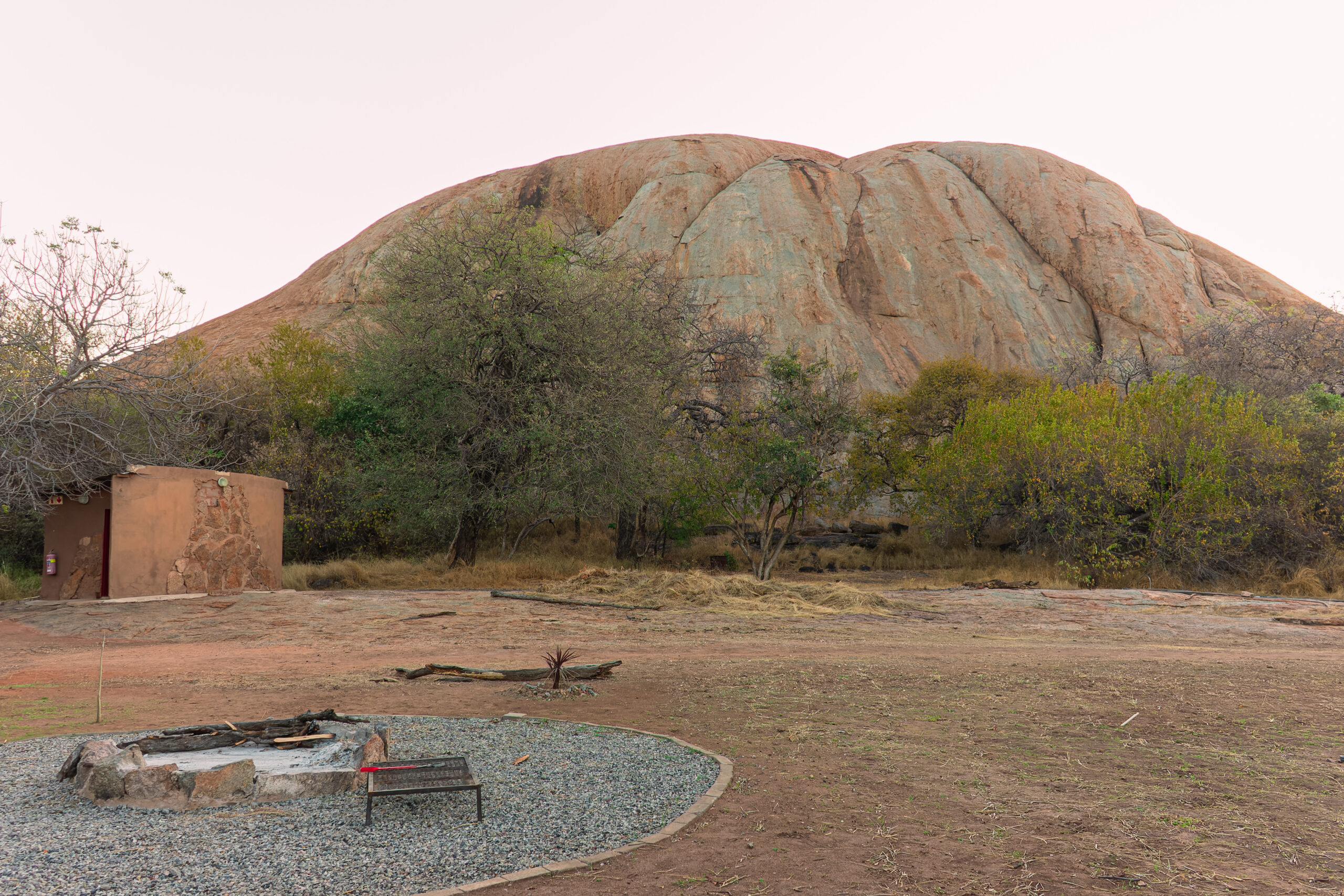 Bolayi rock at campsite near Beitbridge border.